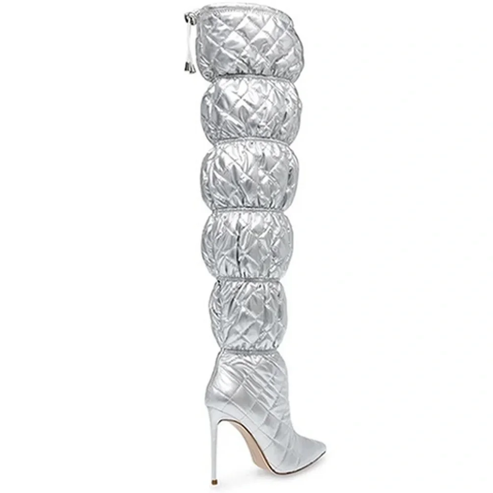 NWOB Steve Madden Women’s Quilted Silhouette Over The Knee Boots Size 8.
